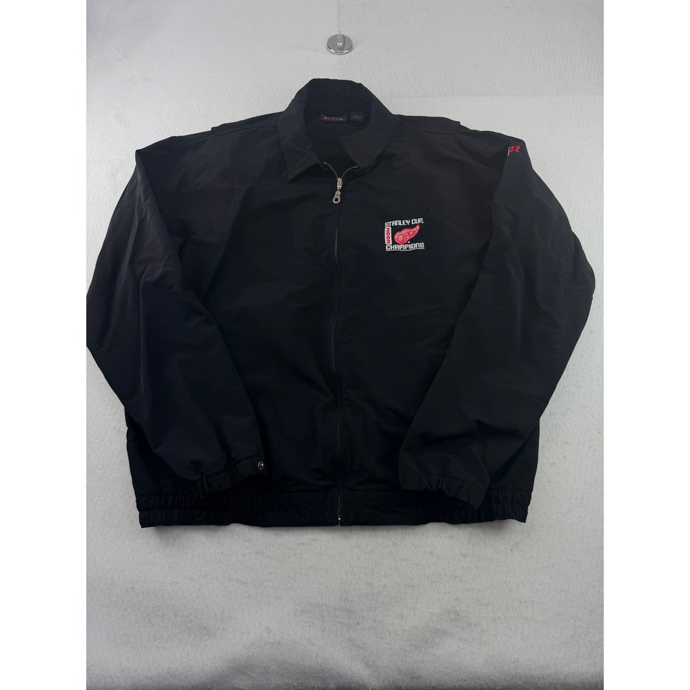 Vintage 2002 Detroit Red Wings Stanley Cup Champions Antigua Jacket L NHL